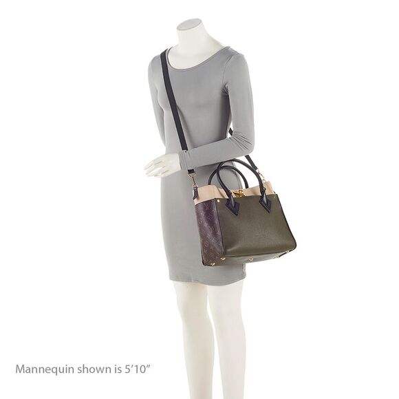 Louis Vuitton Calfskin Monogram Canvas On My Side MM Tote - Picture 5 of 16